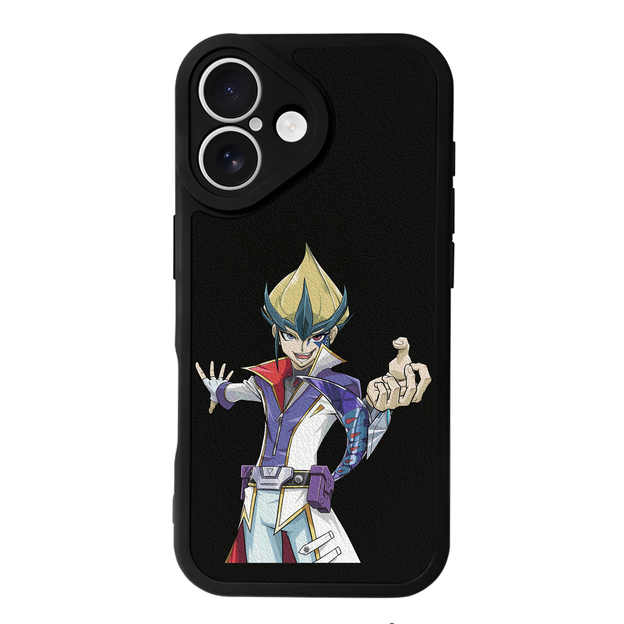 遊☆戯☆王 Yu-Gi-Oh! 【iPhone 16シリーズ対応】シリコンスマホケース（レザー調） 材質：シリコン